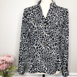 JONES NEW YORK Button down blouse